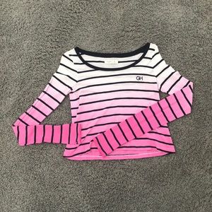 Gilly Hicks crop long sleeve shirt size XS